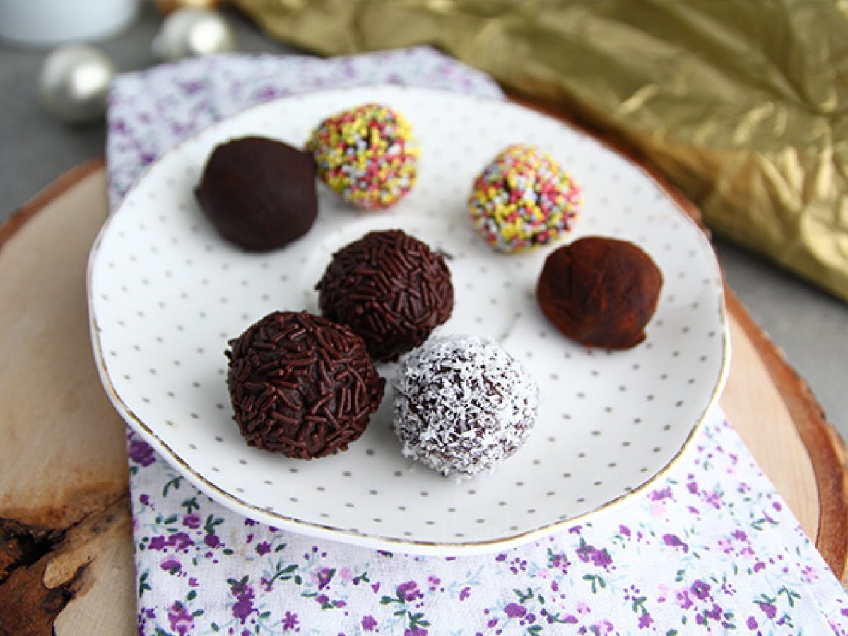 Truffels met chocoladecoating - foto 4