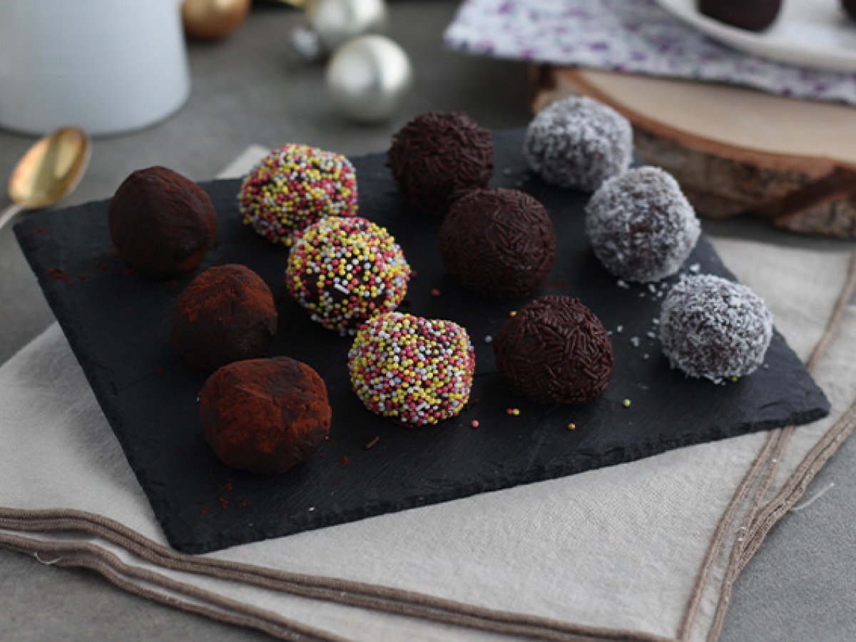Truffels met chocoladecoating - foto 5
