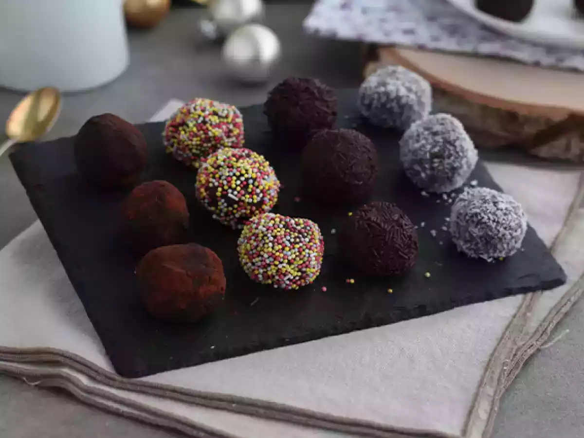 Truffels met chocoladecoating - foto 5