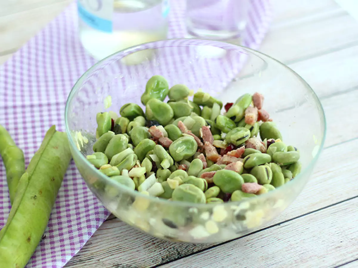 Tuinbonensalade met spekblokjes - foto 3