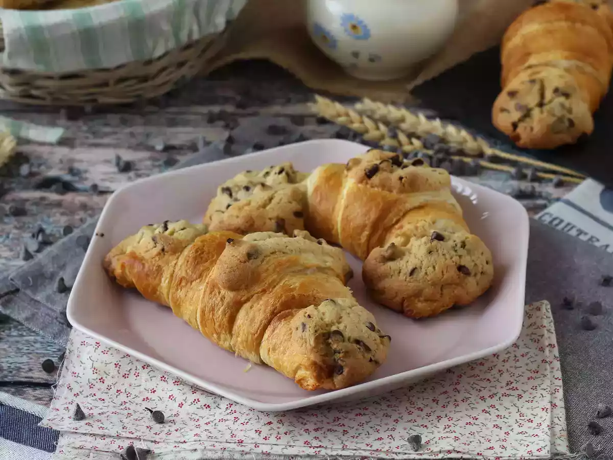 Ultra-gourmet, super-makkelijke crookies. De perfecte combinatie van croissant en koekje!
