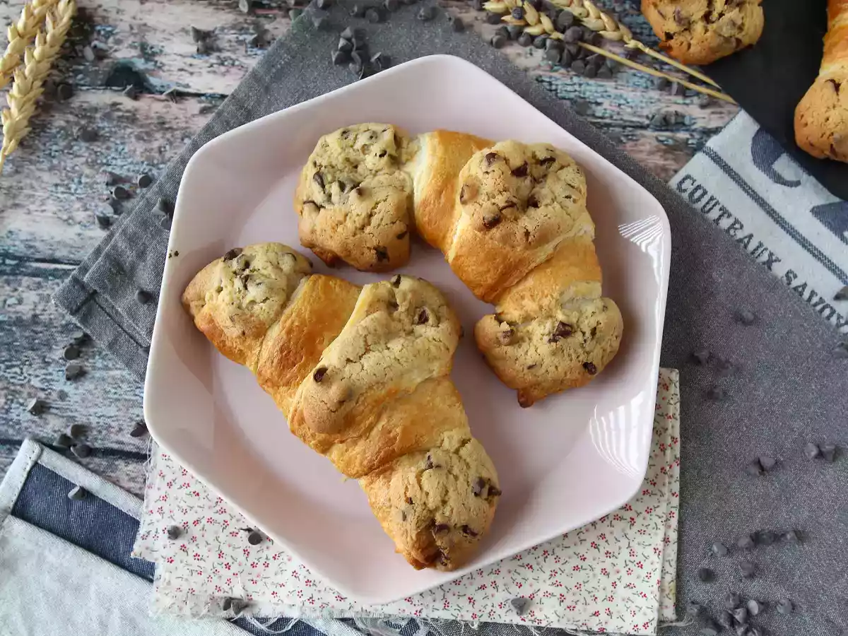 Ultra-gourmet, super-makkelijke crookies. De perfecte combinatie van croissant en koekje! - foto 5