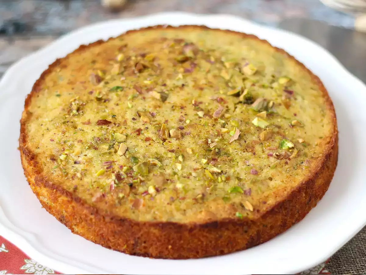 Ultravochtige pistachecake met limoen en courgette - foto 5