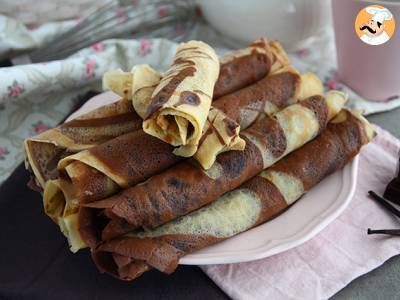 Vanille en chocolade gemarmerde flensjes - foto 4