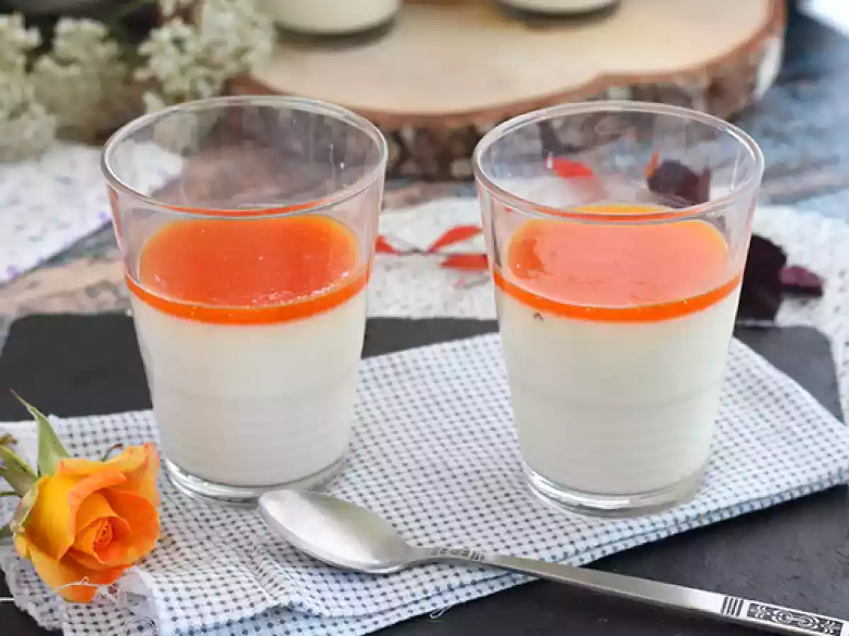 Vanille panna cotta met abrikozencoulis - foto 5