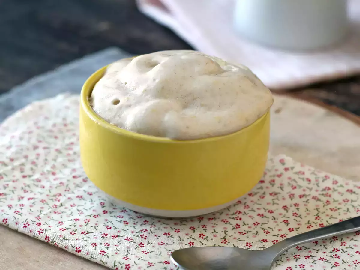 Vanille-wei-ijs, rijk aan eiwitten, snel en met 3 ingrediënten! - foto 2