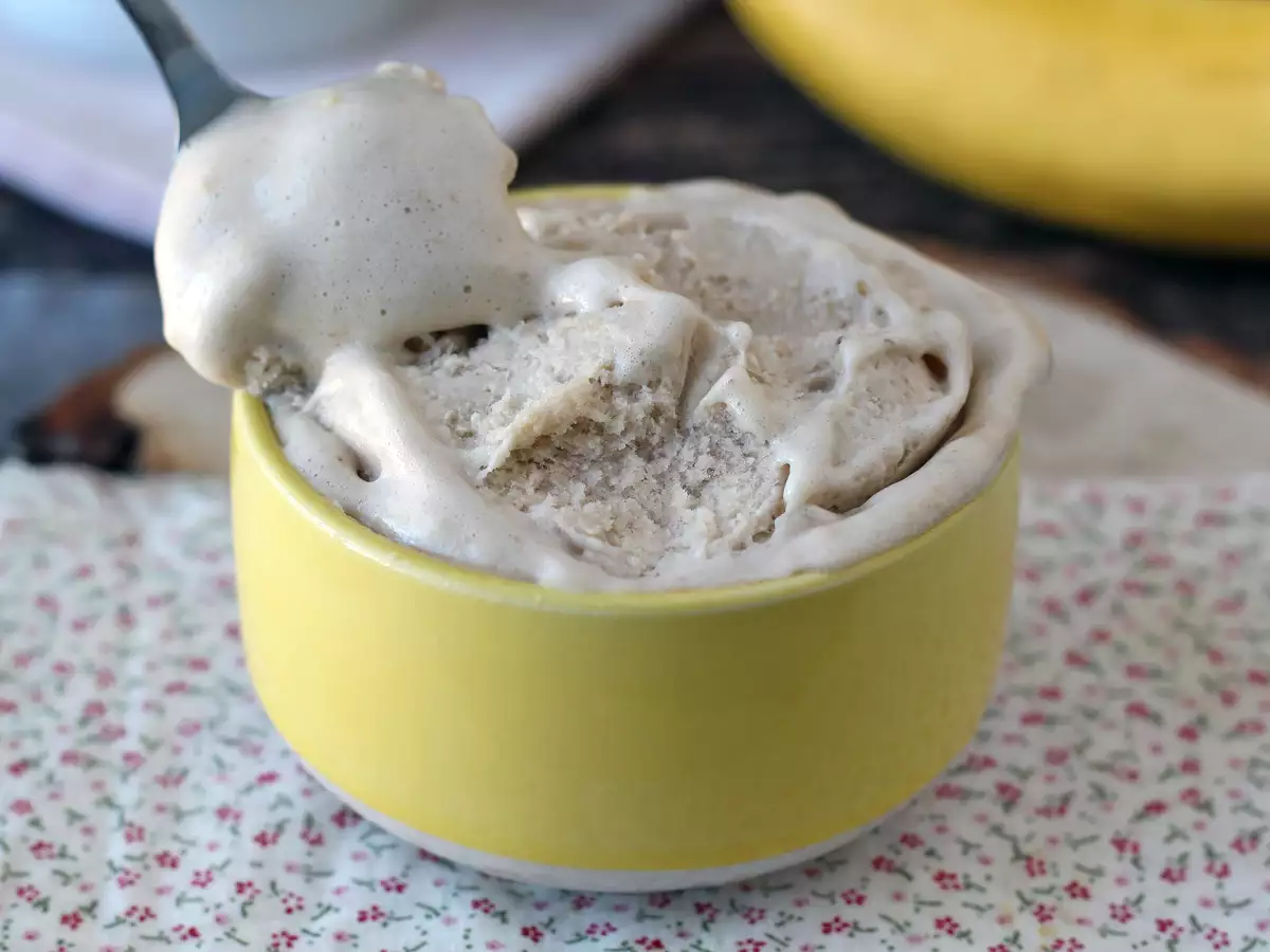 Vanille-whey-ijs: eiwitrijk, snel en met slechts 3 ingrediënten! - foto 3