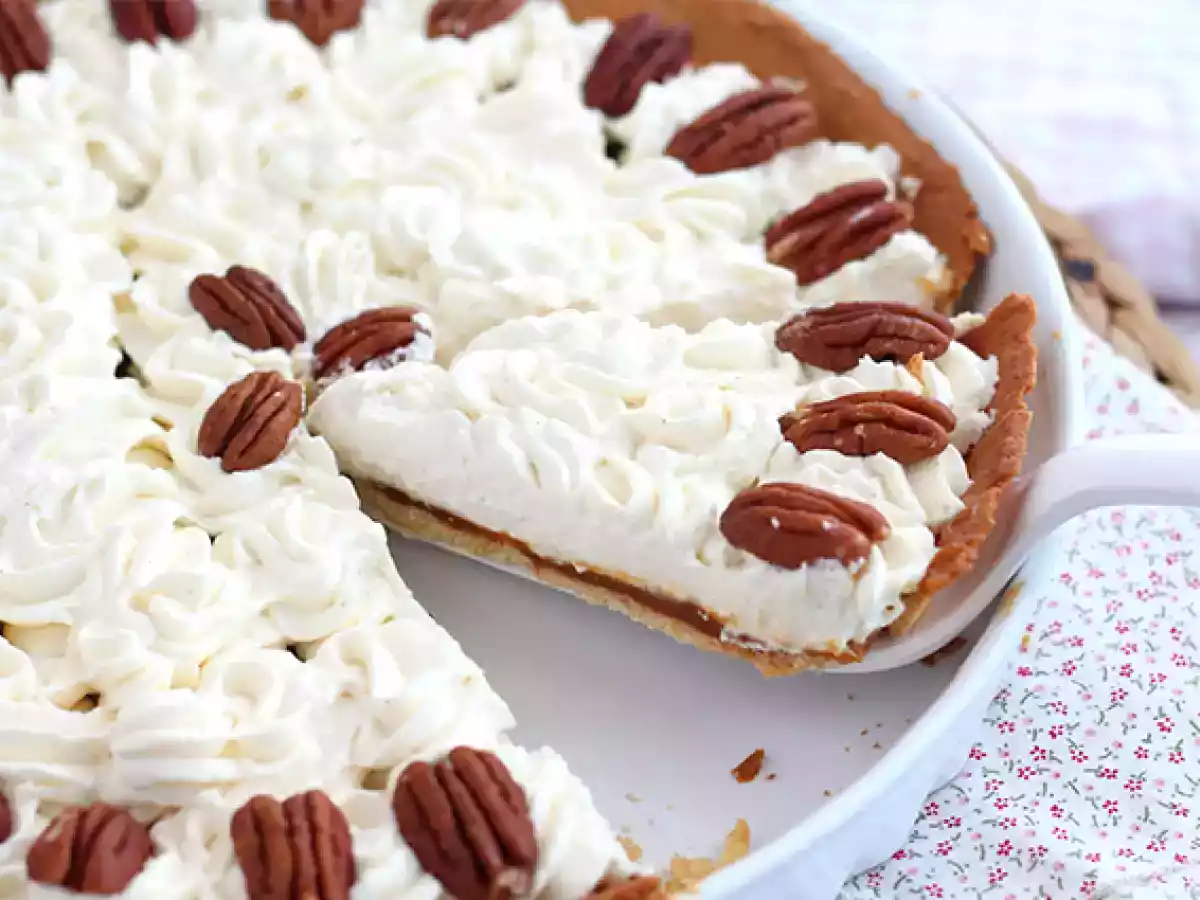 Vanillekaramel pecannotentaart - foto 2