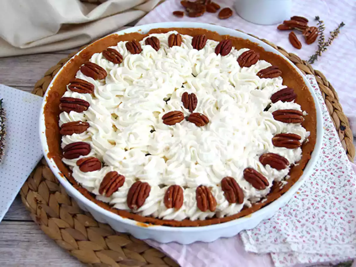 Vanillekaramel pecannotentaart - foto 3