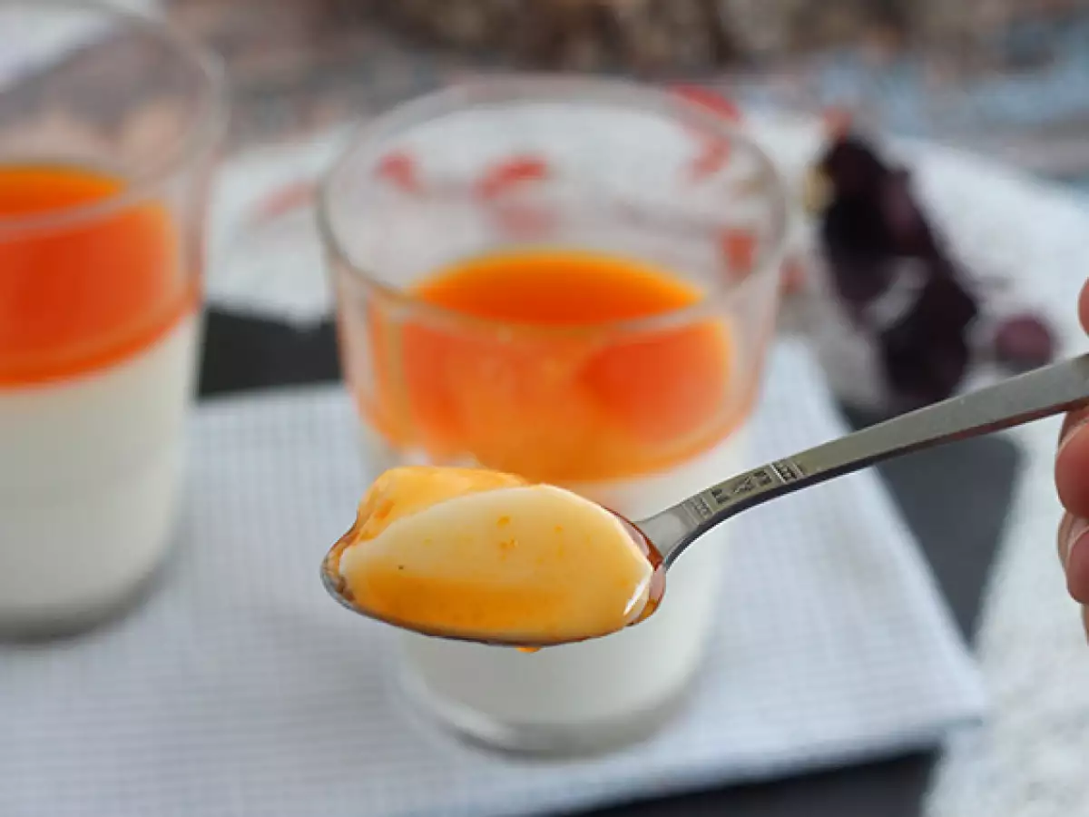 Vanillepanna cotta met abrikozencoulis - foto 4