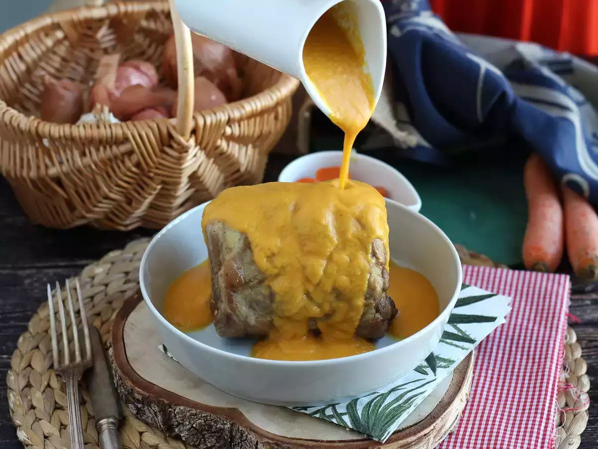 Varkensfilet met bier-wortelsaus uit de snelkookpan - foto 2