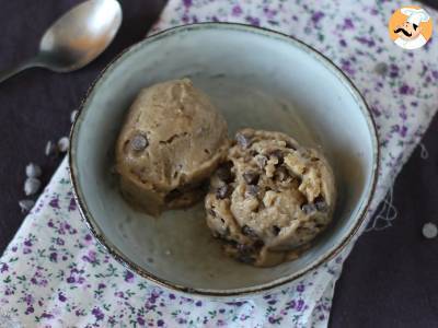 Vegan bananenijs supermakkelijk te maken koekjessmaak! Veganistisch koekjesdeeg - foto 4