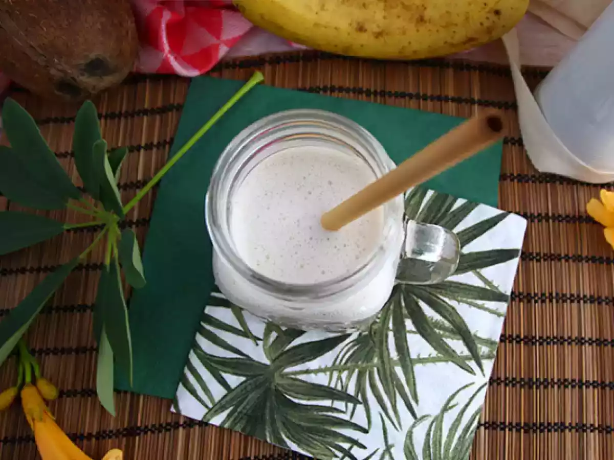 Vegan Bananenmilkshake - foto 3