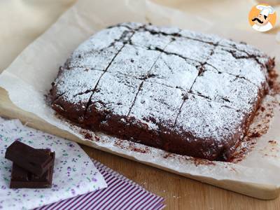 Vegan brownie, zonder ei en melk