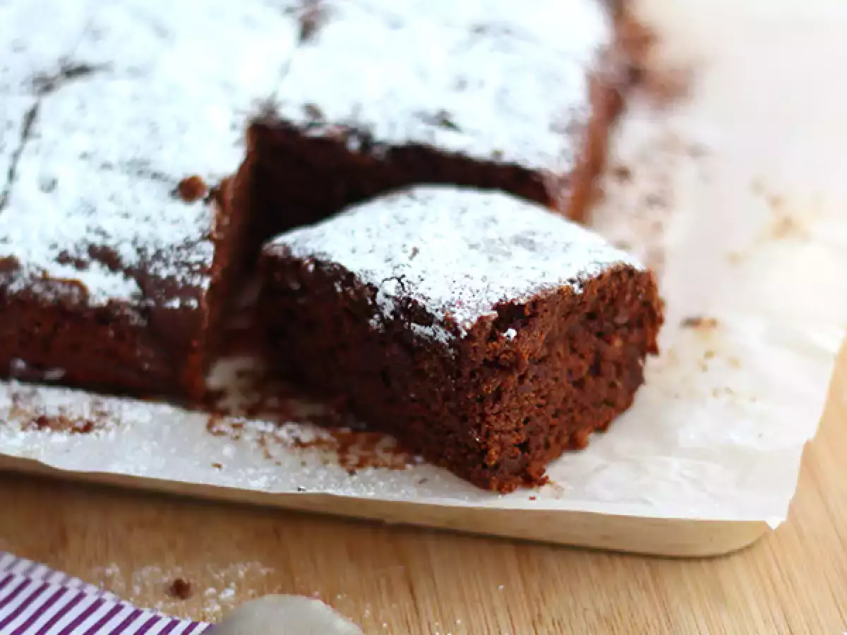 Vegan brownie zonder eieren of melk - foto 3
