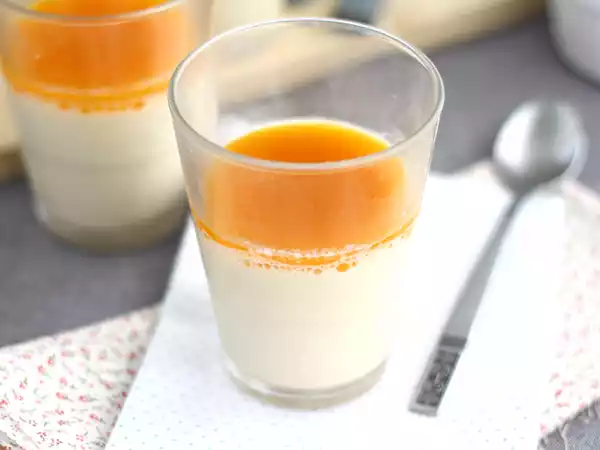 Recept Vegan kokos panna cotta