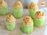 Vegan komkommer en hummus cupcakes, foto 1