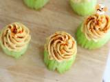 Vegan komkommer en hummus cupcakes, foto 3