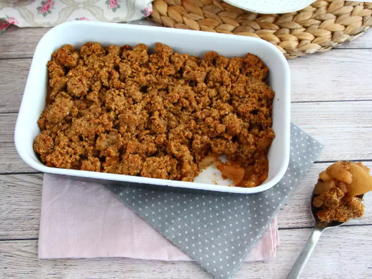 Veganistische en glutenvrije appelcrumble - foto 4