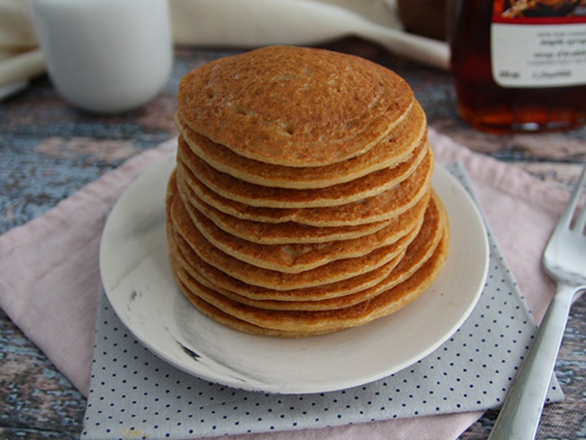 Veganistische en glutenvrije pannenkoeken