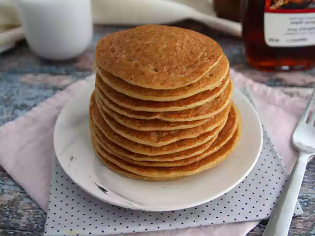 Veganistische en glutenvrije pannenkoeken