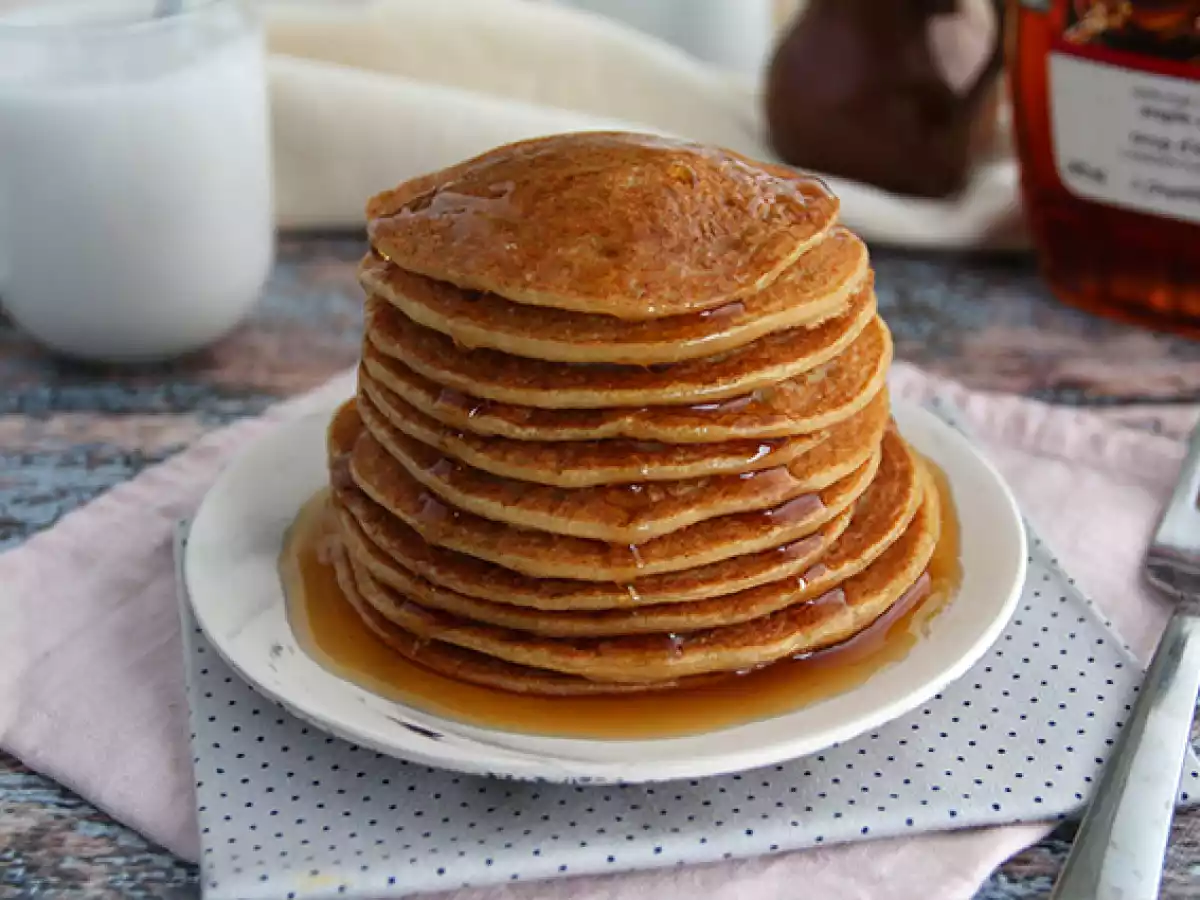 Veganistische en glutenvrije pannenkoeken - foto 3
