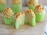 Veganistische komkommer- en hummuscupcakes, foto 2