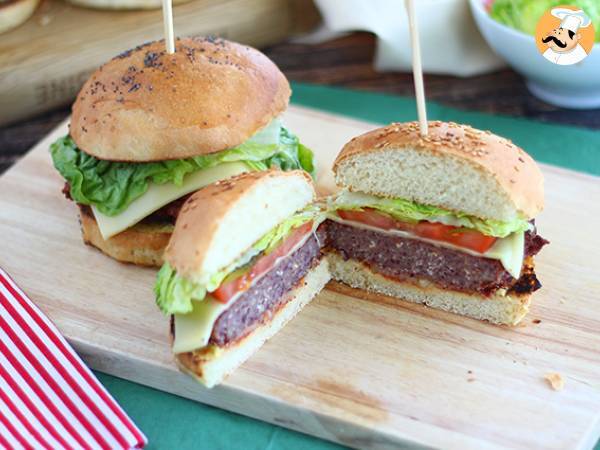 Vegetarische burger met rode bonen - foto 2