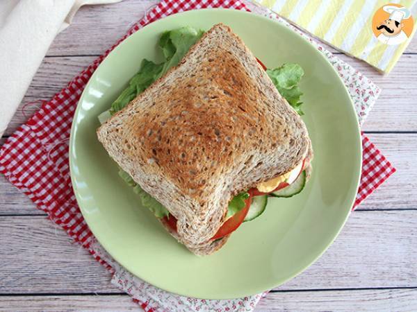 Vegetarische club sandwich - foto 2