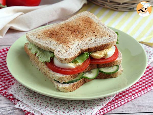 Vegetarische club sandwich - foto 3