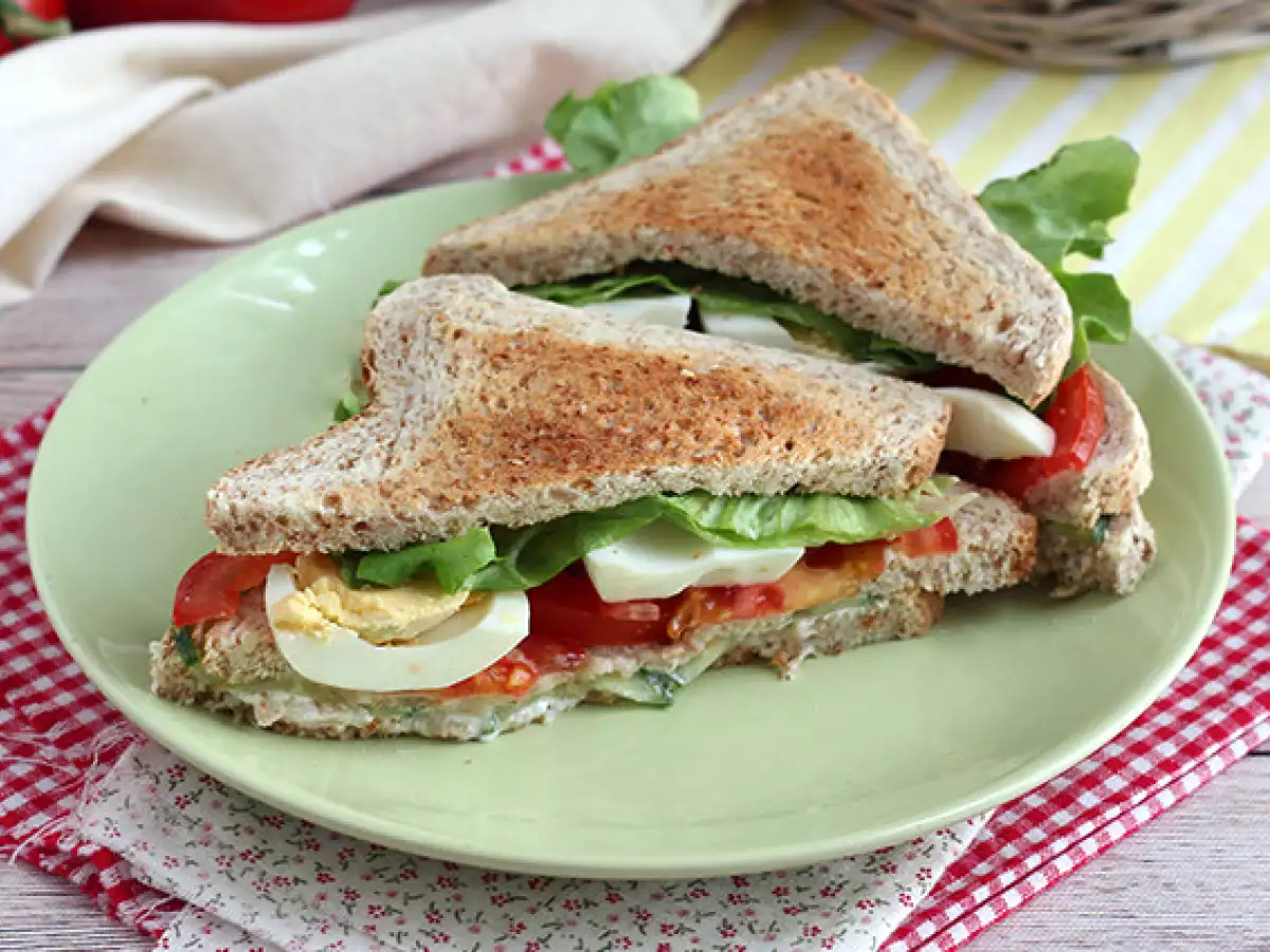 Vegetarische clubsandwich - foto 4
