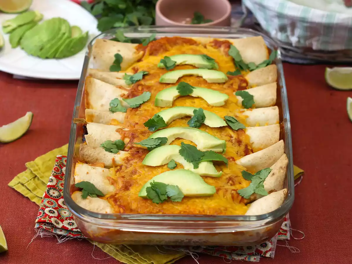 Vegetarische enchilada's
