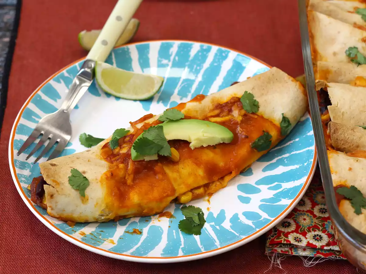 Vegetarische enchilada's - foto 4