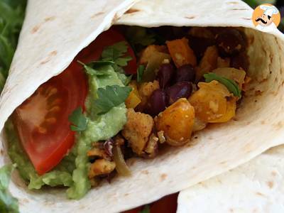 Vegetarische fajita's met getextureerd soja-eiwit - foto 2