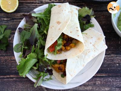 Vegetarische fajita's met getextureerd soja-eiwit - foto 3