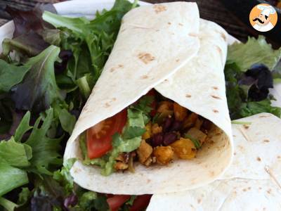 Vegetarische fajita's met getextureerd soja-eiwit - foto 4