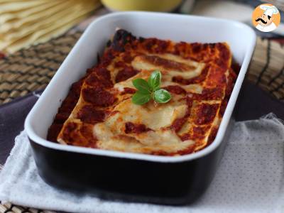 Vegetarische lasagne (je zult het niet geloven!)