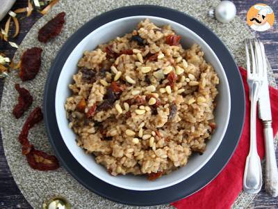 Vegetarische risotto met zongedroogde tomaten en champignons - foto 3