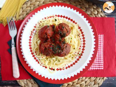 Vegetarische seitan gehaktballetjes met tomatensaus - foto 3