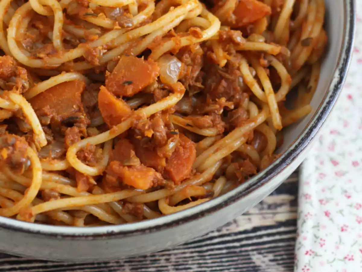 Vegetarische spaghetti bolognese! - foto 2