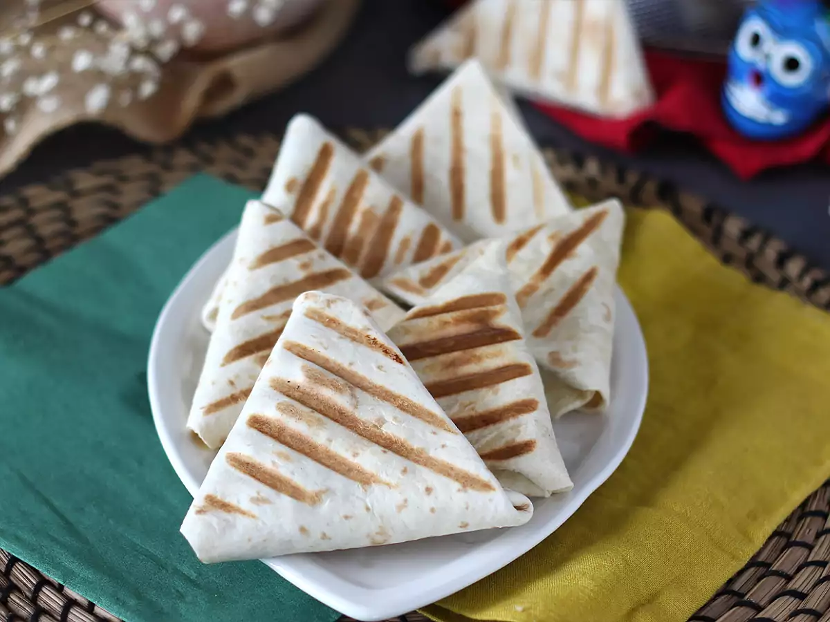 Vegetarische taco samosa's