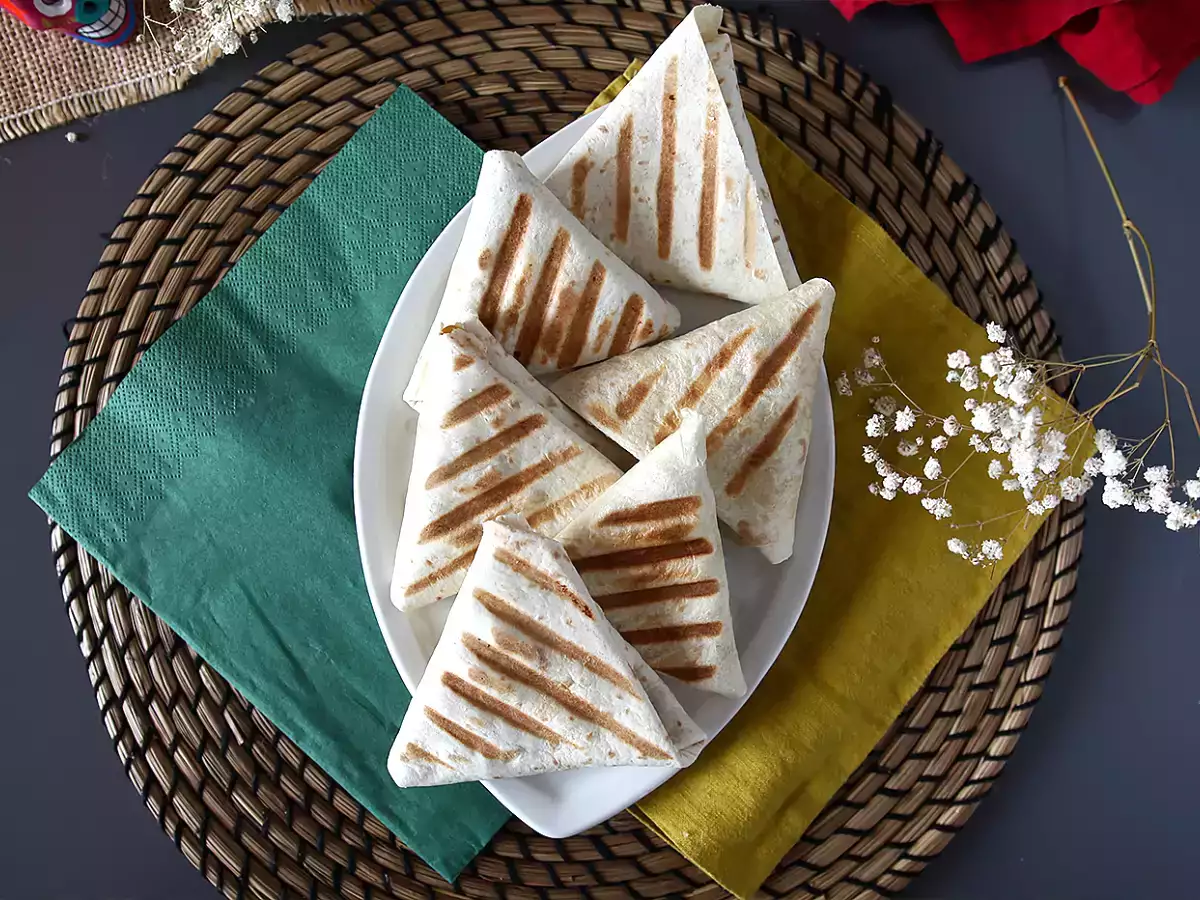 Vegetarische taco samosa's - foto 3