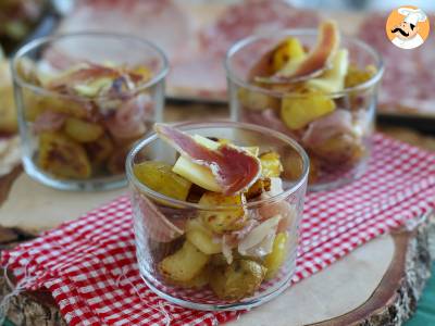 Verrines van raclette (zonder gourmetstel): om zelfs als aperitief van te genieten - foto 3