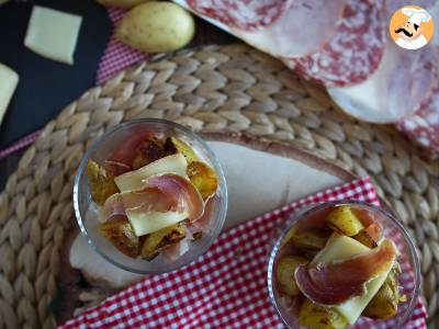 Verrines van raclette (zonder gourmetstel): om zelfs als aperitief van te genieten - foto 4