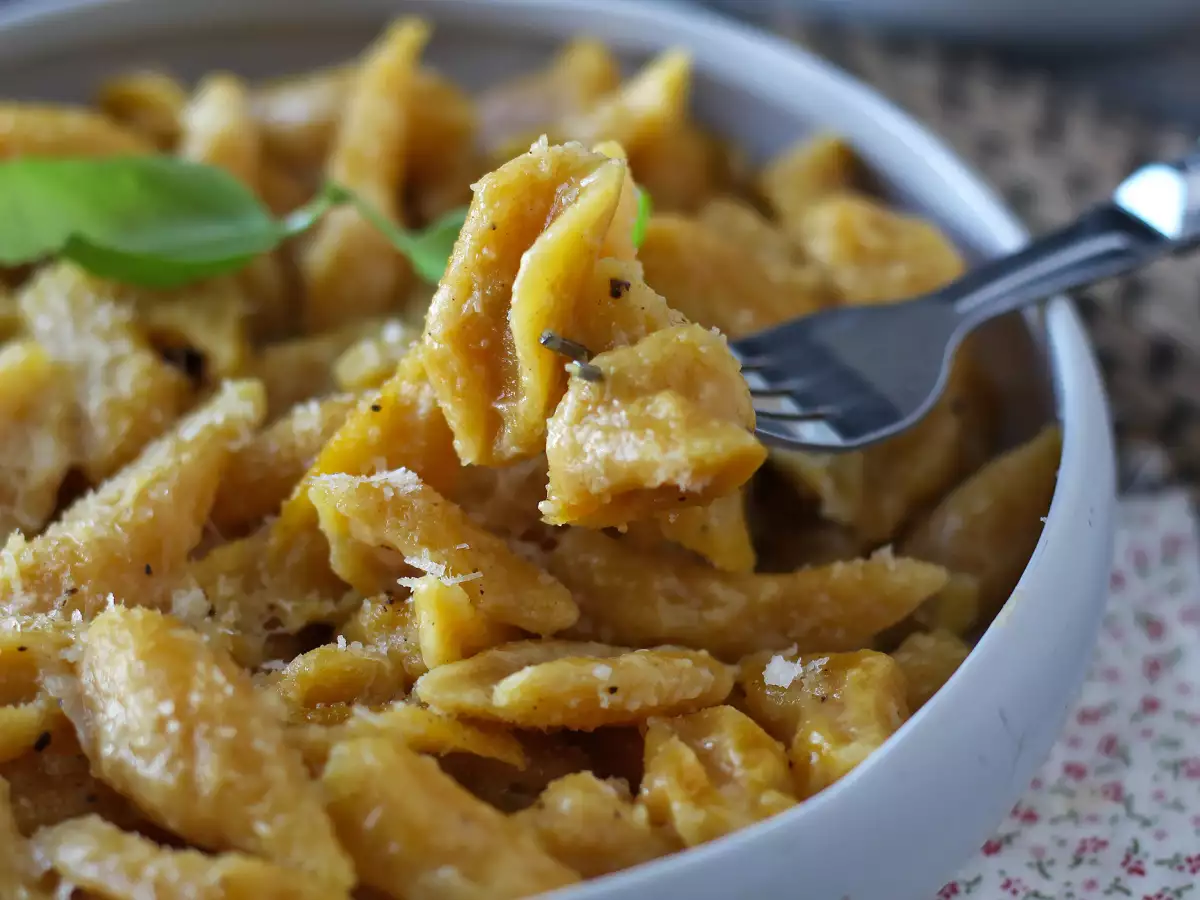 Verse pasta van flespompoen met slechts 2 ingrediënten - foto 2