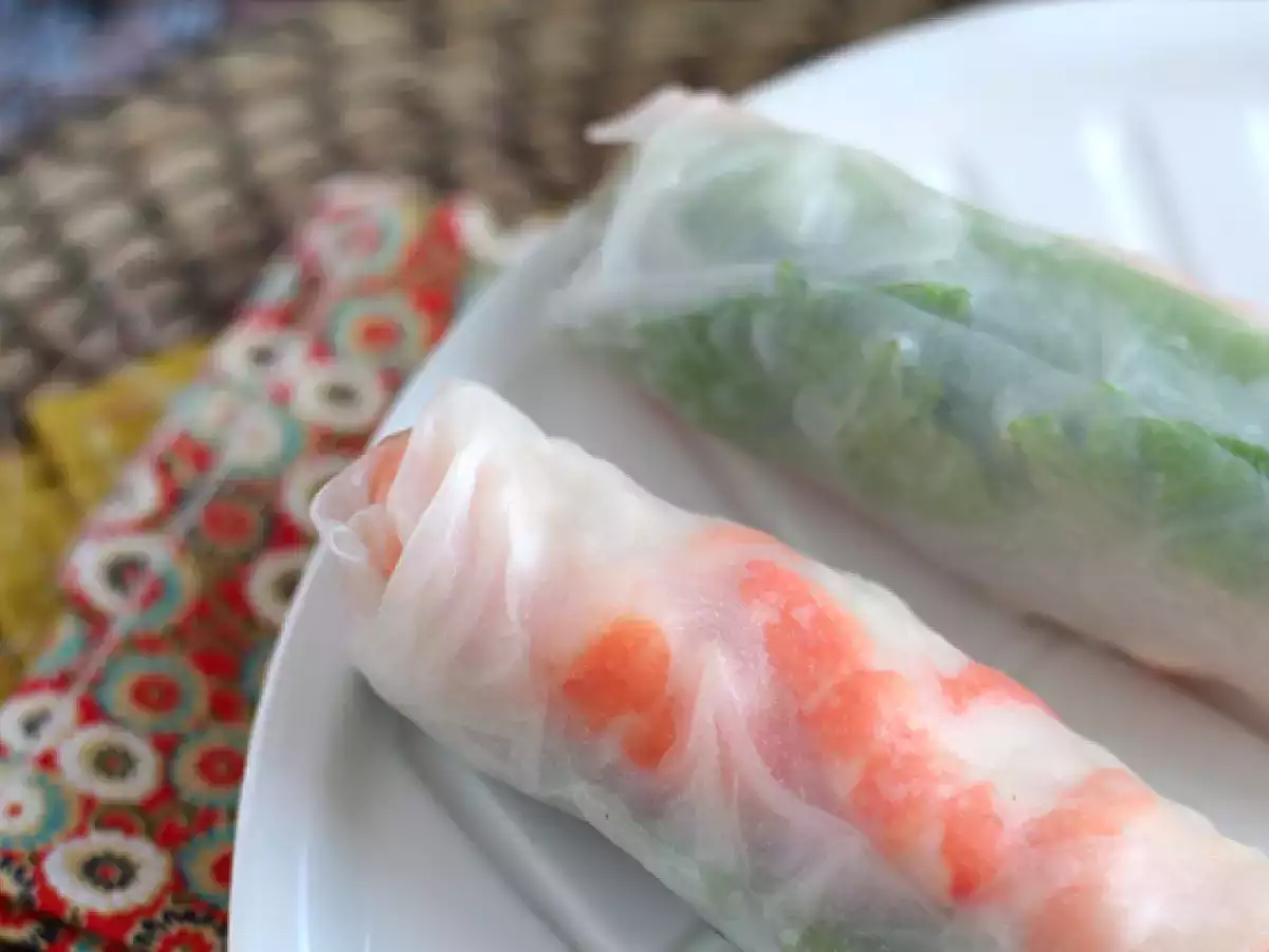 Verse springrolls met kip en garnalen - foto 5