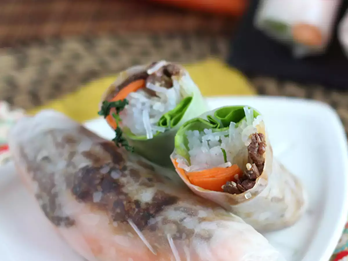 Vietnamese loempia's met gemarineerd rundvlees - foto 2