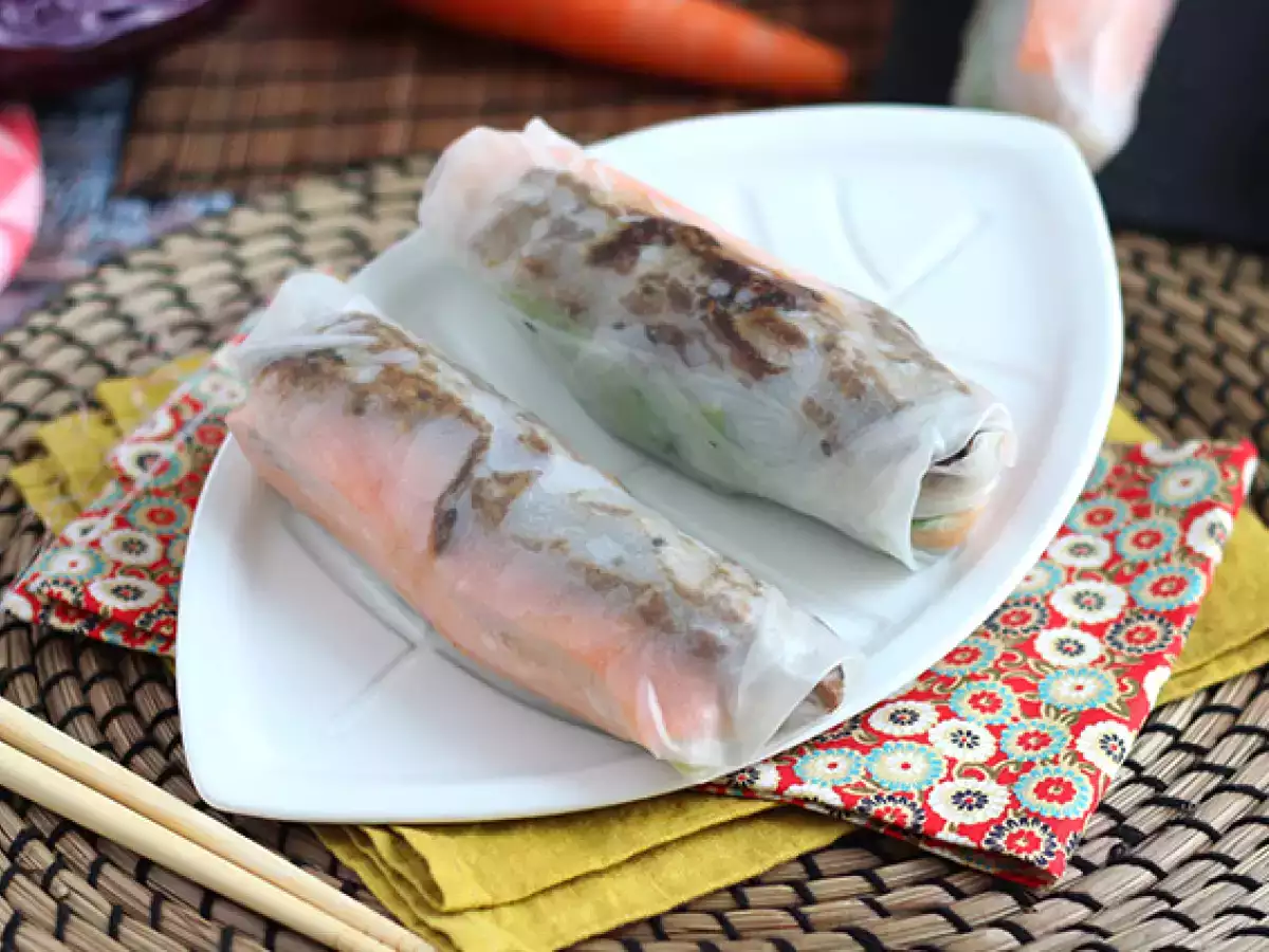 Vietnamese loempia's met gemarineerd rundvlees - foto 3