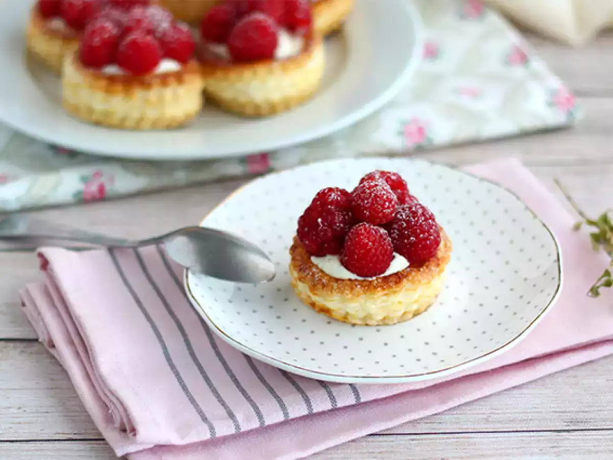 Vol-au-vents met frambozen en mascarpone - foto 2