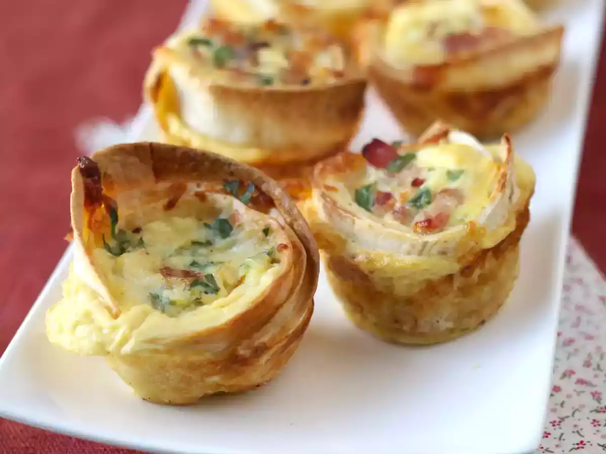 Wat te doen met tortilla's Makkelijke en voordelige quiches!
